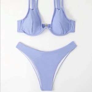 Pastel purple bikini swimsuit- NWT